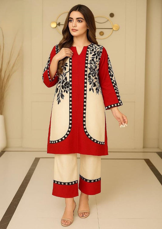 FLORAL 3 PIECE -ELEGANT KURTA SET
